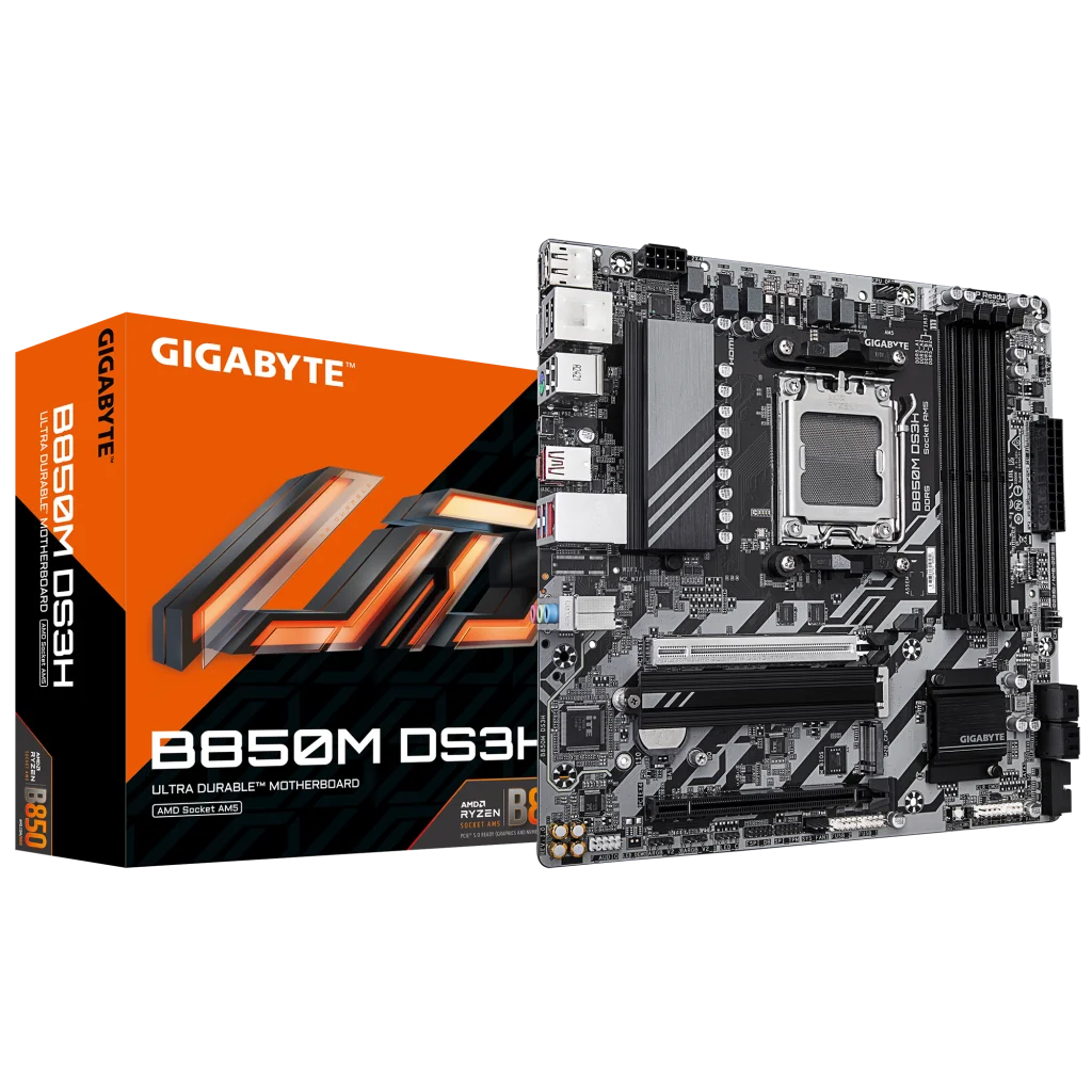 GIGABYTE B850M DS3H DDR5 HDMI DP-TYPEC PCIE 5.0 AM5 mATX