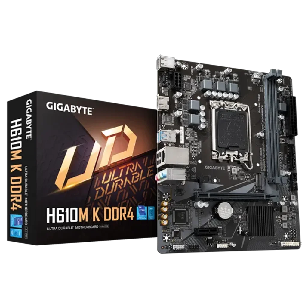 GIGABYTE H610M-K DDR4 HDMI PCIe 16X v4.0 1700p mATX