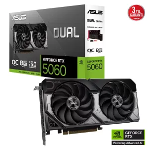 ASUS DUAL-RTX5060-O8G RTX5060 8GB DDR7 128Bit 3xDP/1xHDMI