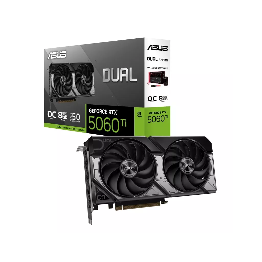 ASUS 8GB DUAL RTX5060TI-O8G GDDR7 128bit HDMI DP PCIe 5.0