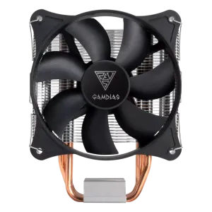 GAMDIAS BOREAS E1-410 MONO, 120mm, CPU  Kule Tipi Hava Soğutma, Doğrudan Temas Teknolojisine Sahip 4 adet Gelişmiş Bakır Isı Borusu (AMD AM4 ve INTEL Tüm işlemciler ile uyumlu)