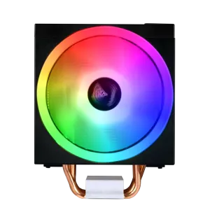 GAMDIAS BOREAS M1-610, LED Lights, 120mm, CPU  Kule Tipi Hava Soğutma, Doğrudan Temas Teknolojisine Sahip 6 adet Gelişmiş Bakır Isı Borusu (AMD AM4-AM5 ve INTEL Tüm işlemciler ile uyumlu)