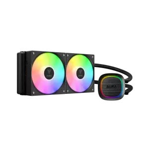 GAMDIAS AURA GL240 V2, 240mm, RGB, 2 Fanlı, CPU Sıvı Soğutma