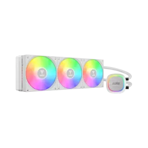 GAMDIAS AURA GL360 V2 WH, White Edition, 360mm,  RGB, 3 Fanlı, CPU Sıvı Soğutma
