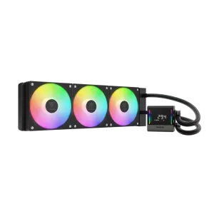 GAMDIAS CHIONE E4-360, 360mm, ARGB, 3 Fanlı, Dijital Ekran, CPU Sıvı Soğutma