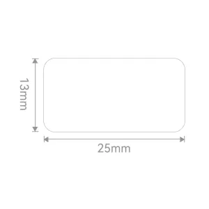 NIIMBOT EW25 Etiket 25mm x 13mm Low Temperature  (-80°C) 390 etiket/rulo (M2)