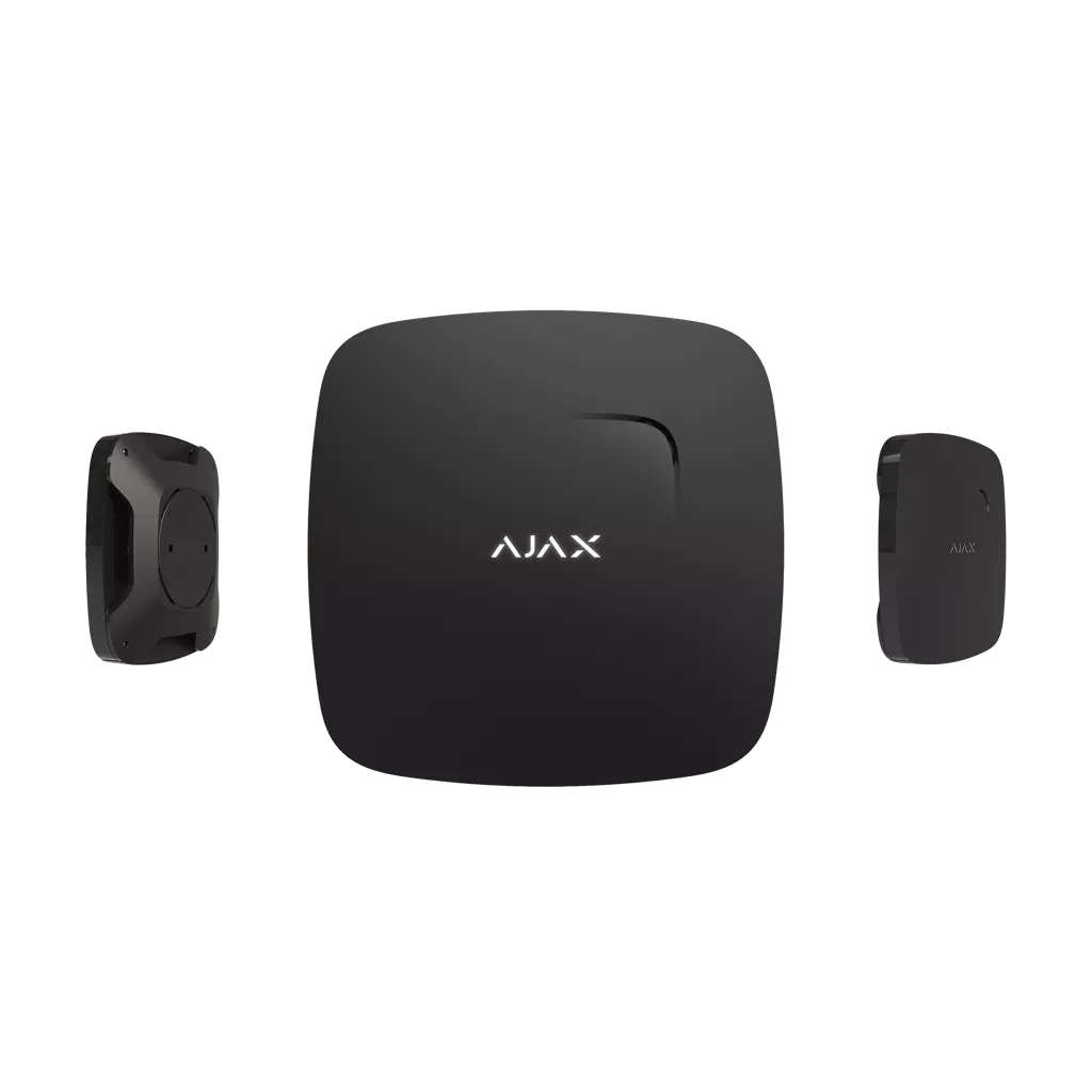 AJAX  Fire Protect, Kablosuz, Isı ve Duman Dedektörü, SİYAH