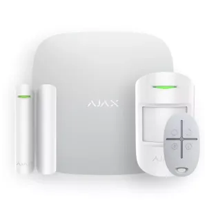 AJAX  StarterKit Plus, Kablosuz, Alarm Kiti, BEYAZ