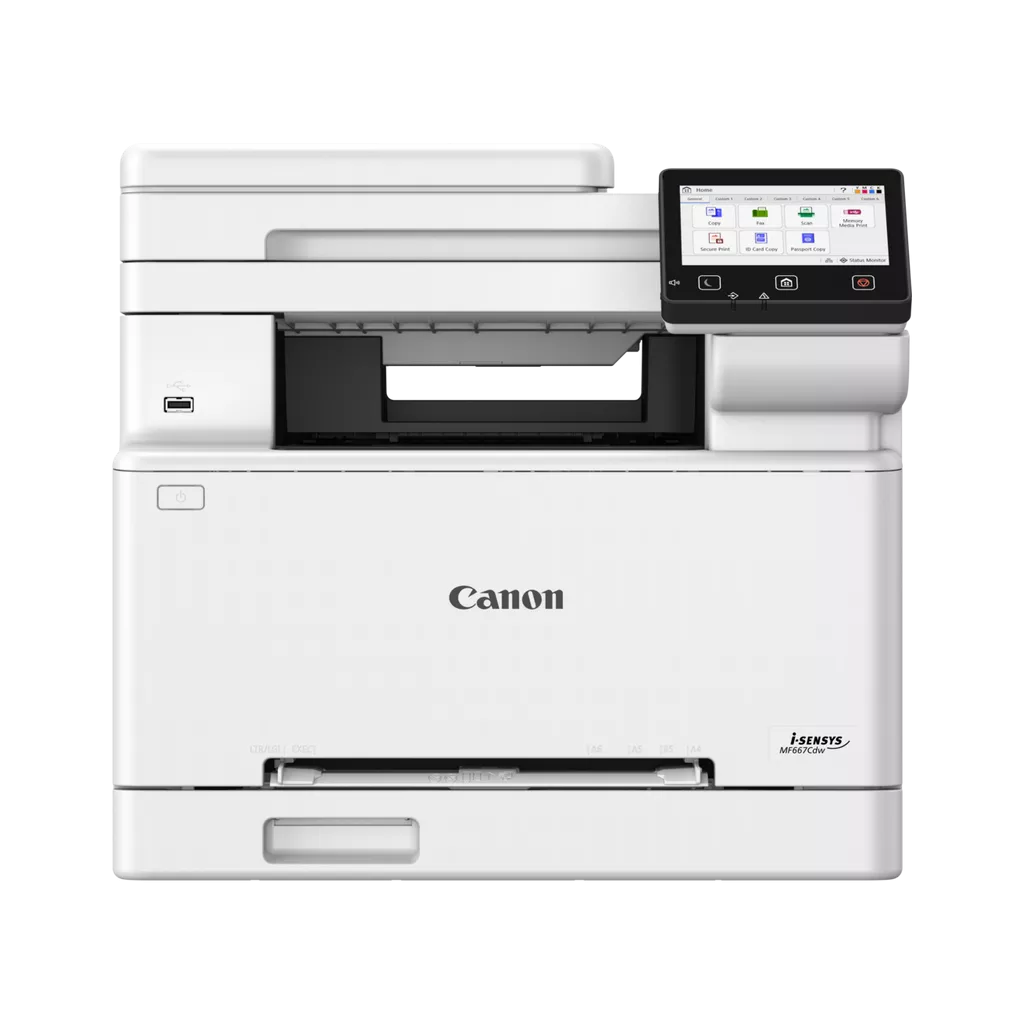 CANON A4 Renkli MF667Cdw Çok Fonksiyonlu Faxlı Dublex Laser Yazıcı USB 2.0,Ethernet,Kablosuz