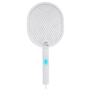 ASONIC AS-A26, Beyaz, 3000V, Raket Tipi, UV Mor Işıklı, 1200mAh, Bataryalı, Şarj Edilebilir, Katlanabilir, Sinek Öldürücü