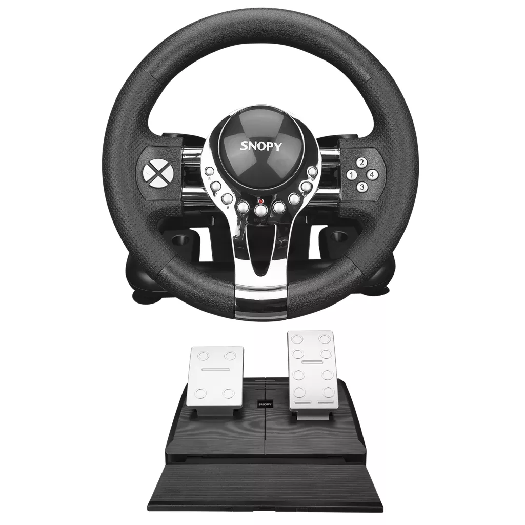 SNOPY V5H PRO, XBOX ONE S/PS4/PS3/PC/SWITCH, Direksiyon, Pedal, Vites, Titreşimli, Metalik Pro, Gaming Oyuncu Direksiyonu