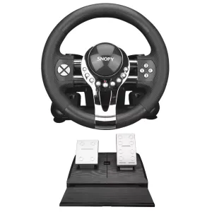SNOPY V5H PRO, XBOX ONE S/PS4/PS3/PC/SWITCH, Direksiyon, Pedal, Vites, Titreşimli, Metalik Pro, Gaming Oyuncu Direksiyonu
