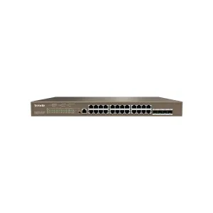 TENDA 24port PoE 410w 4-SFP Gigabit Yönetilebilir Switch TEG5328P-24-410W