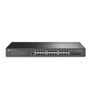 TP-LINK 24port TL-SG3428X GIGABIT 4X 10 GIGABIT SFP Yönetilebilir Switch