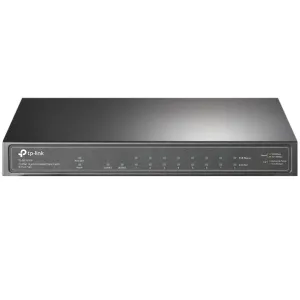 TP-LINK 8port PoE 63w 1-SFP Gigabit Yönetilemez Switch TL-SG1210P