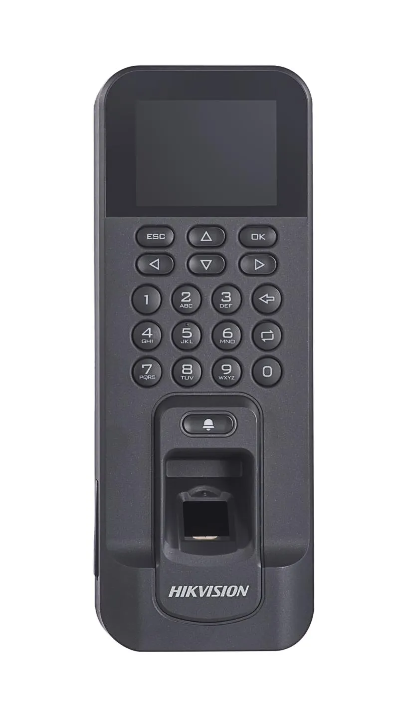 HIKVISION DS-K1T804AMF Parmak İzi-Şifre-Kart Mifare (LCD ve Kaypad li) 