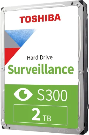 TOSHIBA 2TB 3.5" S300 HDWT720UZSVA 128MB SATA-3 Güvenlik Diski