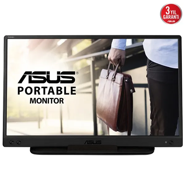ASUS 15.6" IPS ZENSCREEN MB166C 5MS 60Hz TYPE-C Taşınabilir USB Monitör (1920 X 1080)
