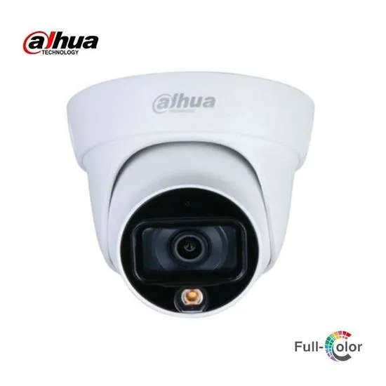 DAHUA 2MP Dome 2.8mm Full Color Analog Kamera DH-HAC-HDW1209TQ-A-LED