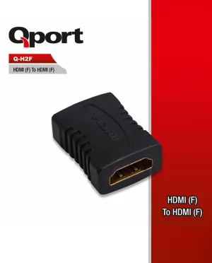 QPORT Q-H2F HDMI-HDMI Adaptör