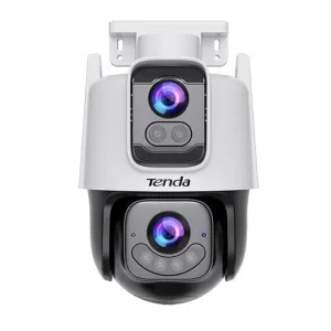 TENDA 6MP Dual Lens PT Speed Dome 3.6mm Full Color Pan-Tilt IP Kamera CH9-WCA