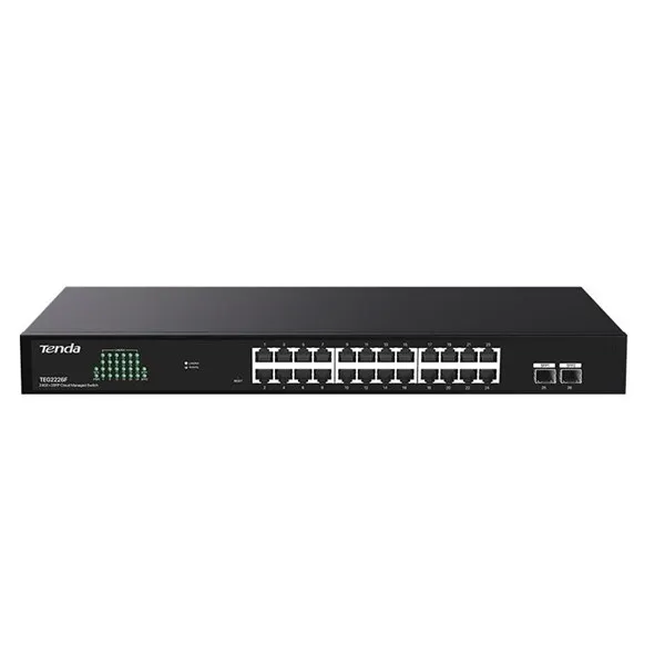 TENDA 24port 2-SFP Gigabit Cloud Yönetilebilir Switch TEG2226F