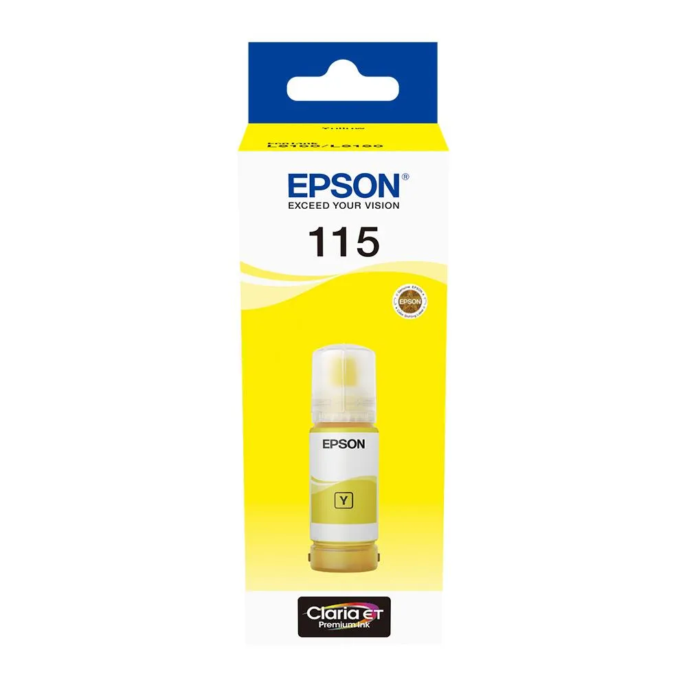 EPSON C13T07D44A (115) Sarı 70ml Tanklı Sistem Mürekkebi