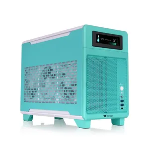 THERMALTAKE MATCHA GREEN TR100 Mini ITX PC Kasası LCD Ekranlı Yeşil