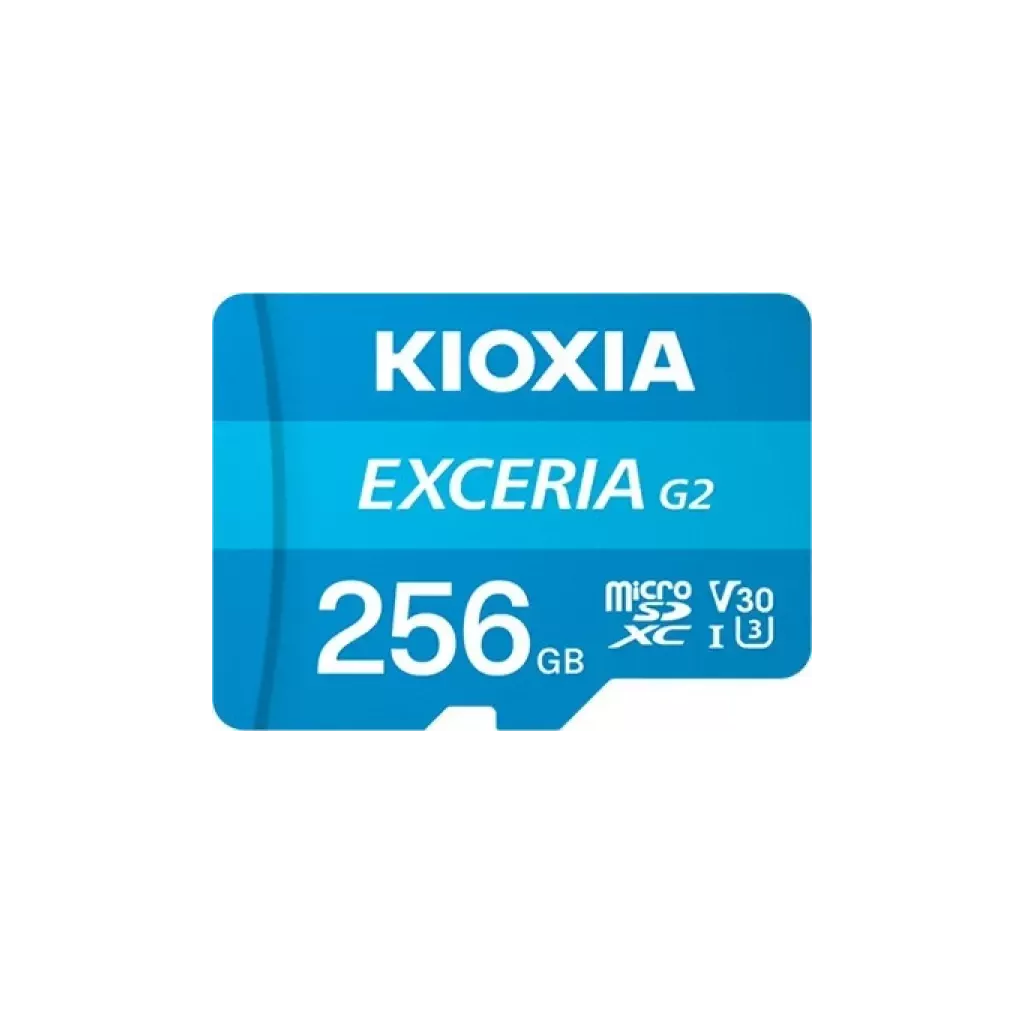 KIOXIA EXCERIA G2 256GB MICRO SDXC CLASS10 100/50MBs HAFIZA KARTI LMEX2L256GG2
