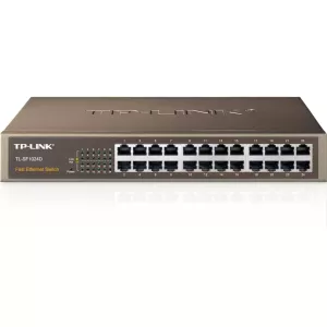 TP-LINK TL-SF1024D 24 PORT 10/100 YONETILEMEZ RACK MOUNT SWITCH