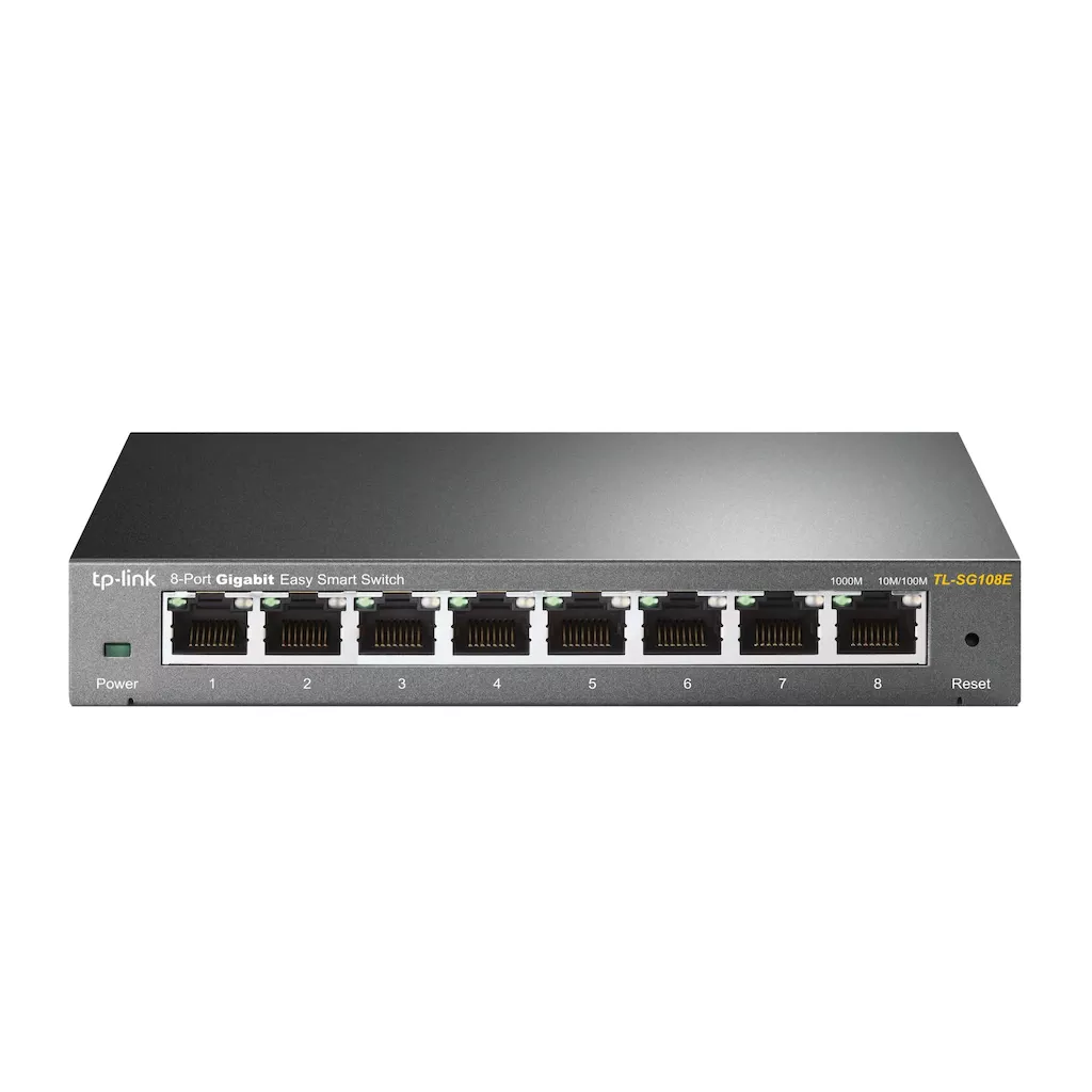 TP-LINK TL-SG108E 8 PORT 10/100/1000 YONETILEBILIR DESKTOP SWITCH