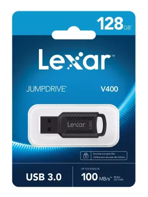 LEXAR 128GB USB 3.0 Usb Bellek JUMPDRIVE V400 LJDV400128G 