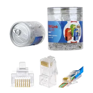 TRKLINK RJ45 Soket 100'lü Paket PVS Kutu