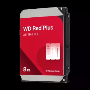 WD RED WD80EFPX 3,5" 8TB, 256mb, 5640 Rpm, 7/24 GÜVENLİK-NAS-SERVER HDD