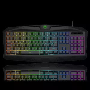 T-DAGGER TANKER, T-TGK106, USB Kablolu, Türkçe Q, Rainbow Backlight, Membran Tuşlar, 104 Tuşlu, Gaming Klavye