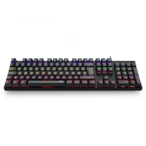 T-DAGGER NAXOS, T-TGK310-BL, USB Kablolu, Türkçe Q, Rainbow Backlight, Blue Mekanik Switch, 104 Tuşlu, Gaming Klavye