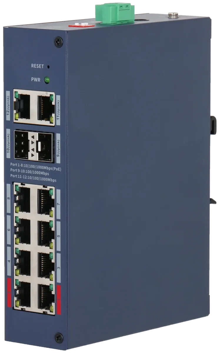 DAHUA 8port PoE 117w 2-SFP Gigabit Yönetilebilir Switch CHS4212-8GT-110