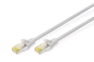 DIGITUS 0.5metre CAT7(CAT6A) S-FTP DK-1644-A-005 Gri Patch Kablo (10'lu Paket)