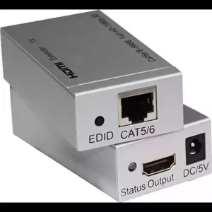 HYTECH HY-HDEX62, HDMI Exterder, Cat6 Kablo Üzerinde 60Metre Uzatıcı.