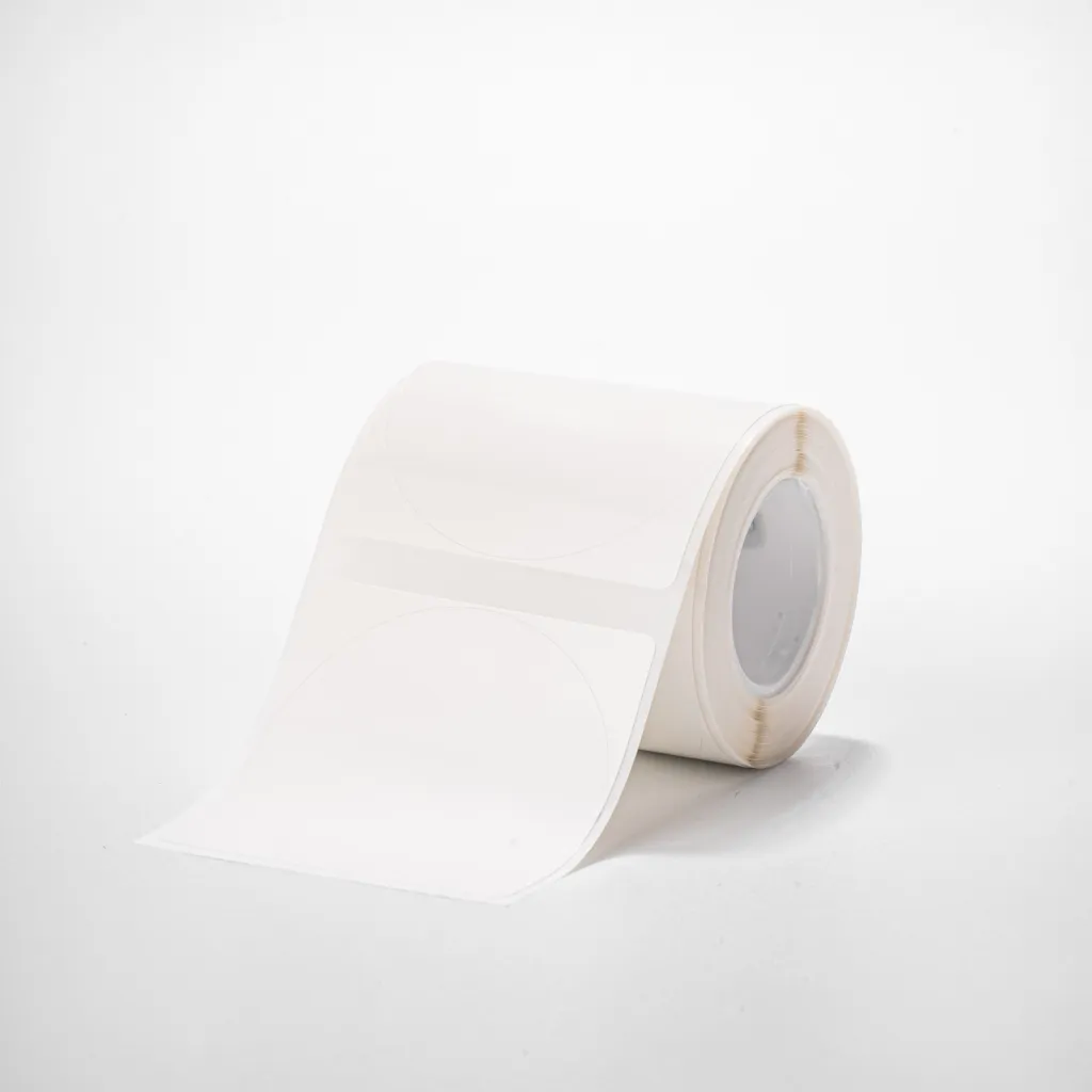 NIIMBOT T50 Etiket 50mm x 50mm (Tek Kolonda 1li) 150 adet Beyaz Yuvarlak (B1, B21S, B3S, B21 PRO)