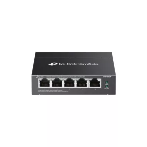 OMADA DS105GP, 5 Port Gigabit,  4 Port Gigabit PoE+, 65W, Yönetilemez, Masaüstü/Vesa Metal Kasa Sessiz Switch