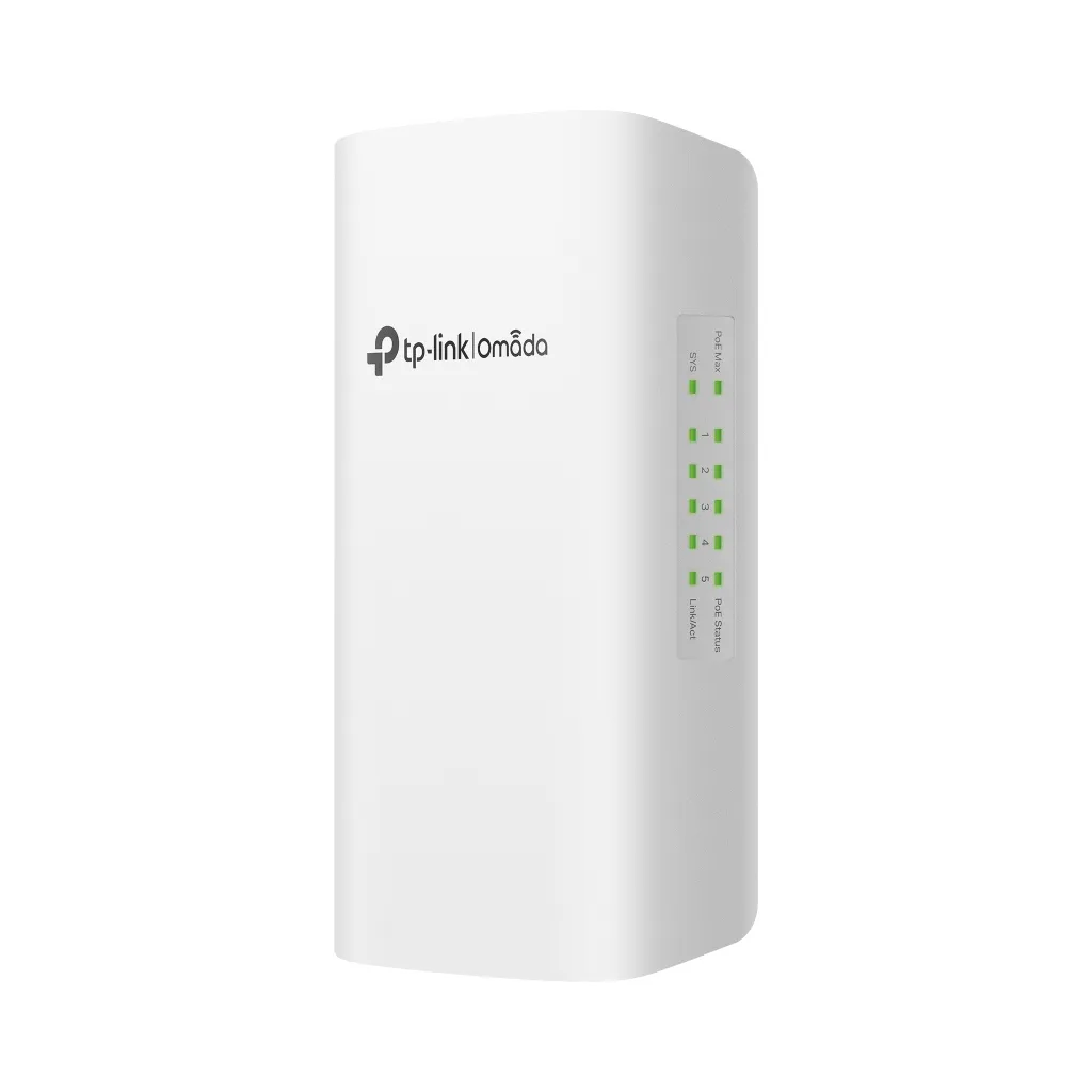 OMADA SG2005P-PD, 5 Port Gigabit,  4 Port Gigabit PoE+, 1 Port Poe++, 90W, Yönetilebilir, Su Geçirmez, Outdoor Switch