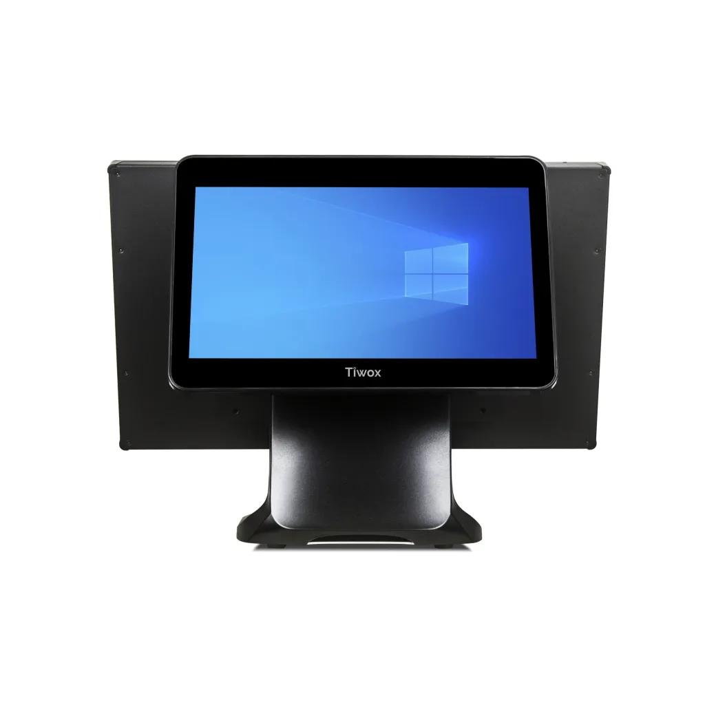 Tiwox TP-7610-D, Intel i7 10.Nesil, 18.5" Ekran,  8GB Ram, 128GB M.2 SSD, Endüstriyel, Dokunmatik Pos PC (çift ekran)