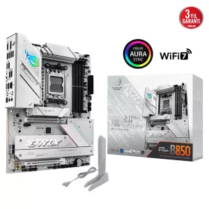 ASUS ROG STRIX B850-A GAMING WIFI7 NEO DDR5 HDMI DP PCIE 5.0 AM5 mATX BEYAZ