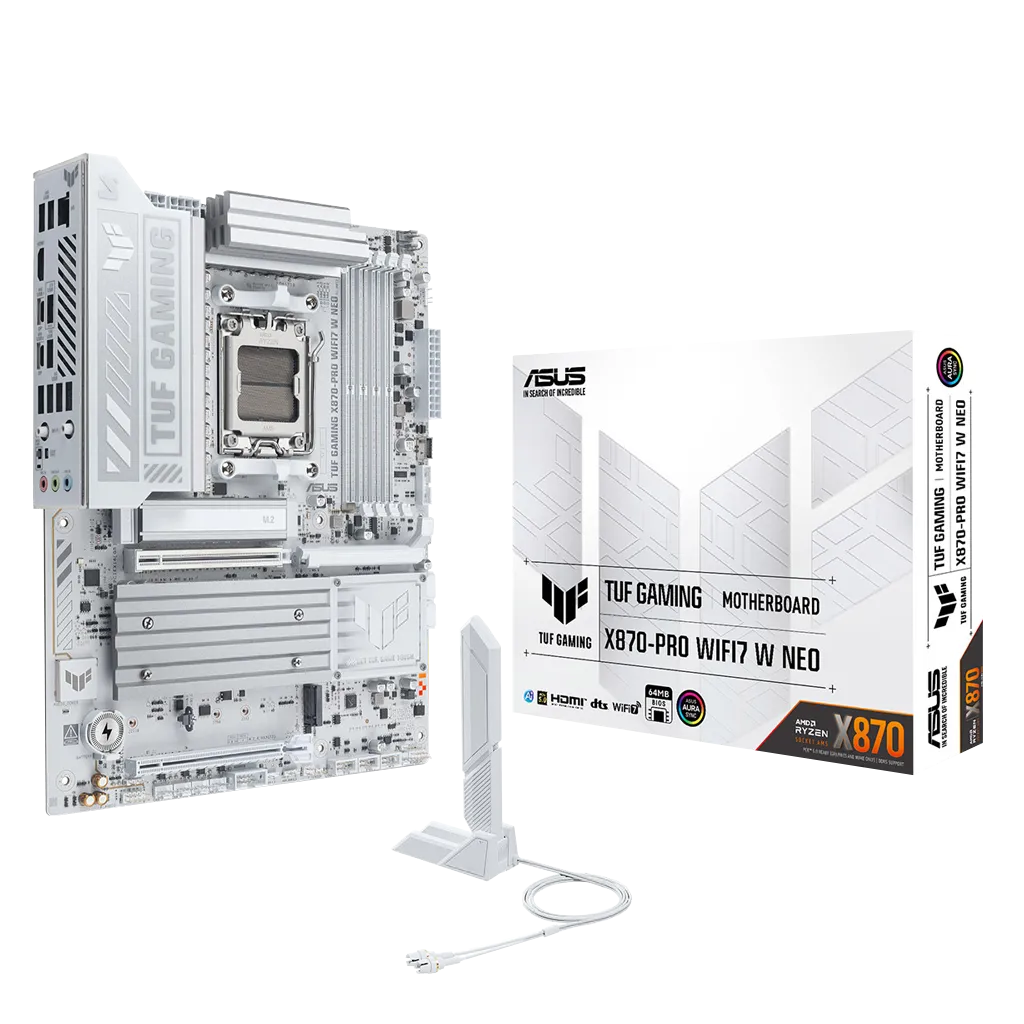 ASUS TUF GAMING B850-PRO WIFI7 W NEO DDR5 HDMI-DP PCIE 5.0 AM5 ATX