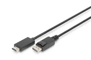 DIGITUS DP-HDMI Görüntü Kablosu 3m (AK.340303.030.S)