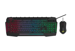 QUANTUM DualStrike Kablolu USB Q Trk RGB Gamıng Klavye -  Mouse Set