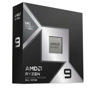 AMD RYZEN 9 9950X3D2 Dual Edition 16 Core, 4,30-5.60GHz, 208Mb Cache, 200W,  AM5 Soket, BOX (Kutulu) (Dahili Grafik VAR, Fan YOK)