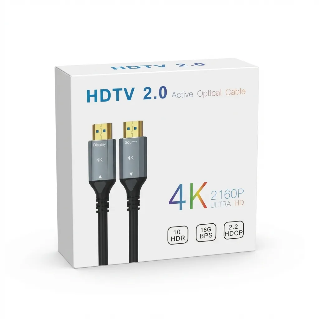 S-LİNE FK0575-4K-OPT 75MT 2.0V 4K FİBER OPTİK HDMI KABLO