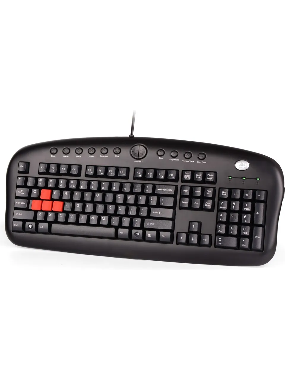 A4 TECH KB-28G Kablolu USB Q Trk Siyah Klavye